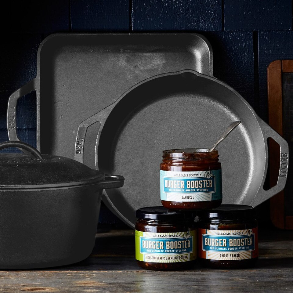 Lodge Cast Iron DoubleHandled Skillet Williams Sonoma Australia